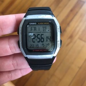 Casio waterproof digital watch